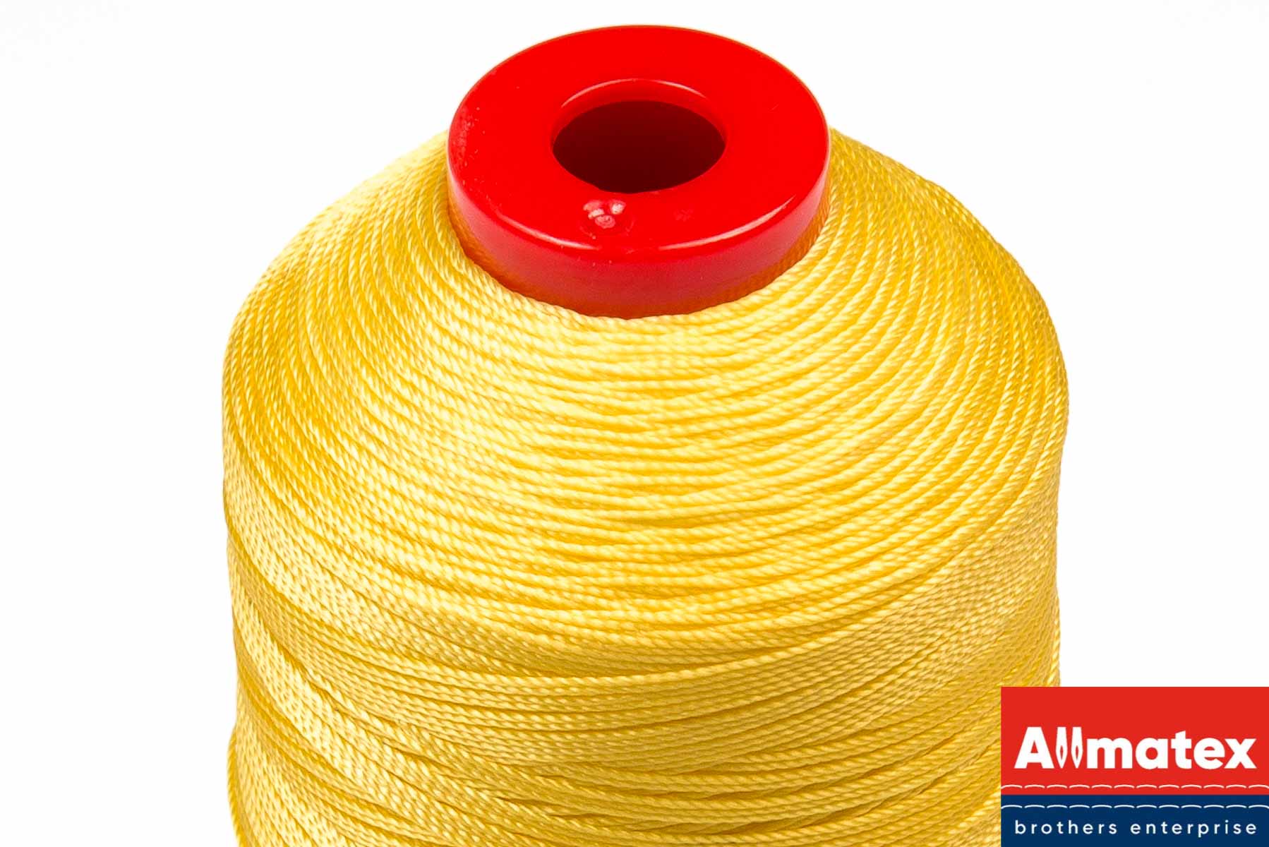 Нить Polyart №10 (290Л) ярко-желтая 2410